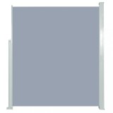 Cumpara ieftin Copertina laterala retractabila de terasa, gri, 160x300 cm