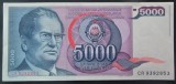 Cumpara ieftin Bancnota 5000 DINARI / DINARA - RSF YUGOSLAVIA, anul 1985 *cod 907 = BROZ TITO!