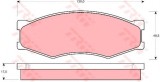 Set placute frana,frana disc NISSAN PICK UP II (D21) (1985 - 1998) TRW GDB318