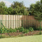 vidaXL Gard plasă de s&acirc;rmă, verde, 1x25 m, oțel galvanizat