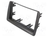 Cadru radio 2 DIN gri pentru Fiat Panda 2003+ 4CARMEDIA