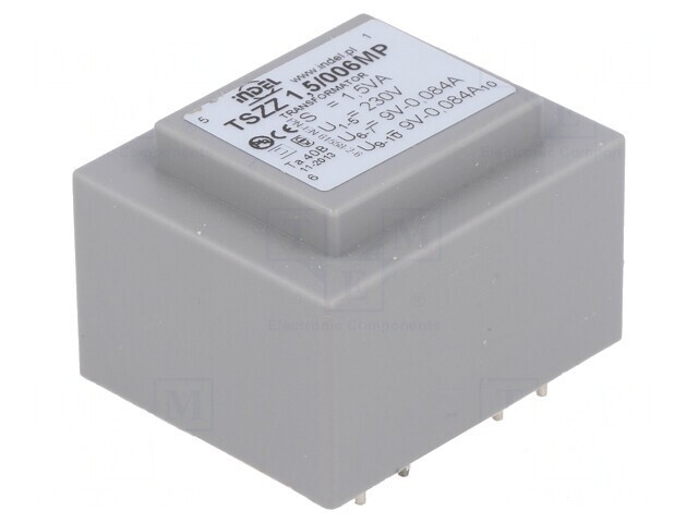 Transformator &Icirc;ncapsulat 1,5VA 230V 9V PCB
