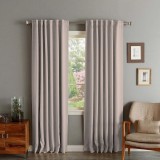 Set draperii din catifea cu rejansa transparenta cu ate pentru galerie, Madison, 150x260 cm, densitate 700 g/ml, Lemonade pink, 2 buc