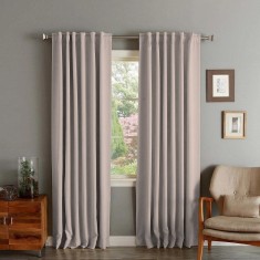 Draperie din catifea cu rejansa transparenta cu ate pentru galerie, Madison, 150x230 cm, densitate 700 g/ml, Lemonade pink, 1 buc