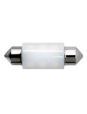 Led auto Alb C5w, sofit, ceramic Canbus cu 6 smd, 12V, 36 mm, Xenon Bright