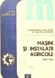 Masini si instalatii agricole. Manual pentru licee agroindustriale clasa a XII-a Autor: Gh. Zamfir - St. Duta - St. Gamentzy