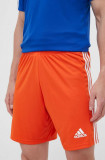 Adidas Performance pantaloni scurți de antrenament Squadra 21 culoarea portocaliu