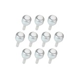 Set de 10 roți cu bilă cu tije filetate M5 de 16,5 mm