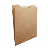 Cumpara ieftin Pungi Catering din Hartie 25x11x32 cm, 500 Buc/Bax - Pungi Maro din Hartie Kraft Natur