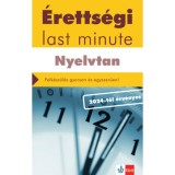 &Eacute;retts&eacute;gi Last minute - Nyelvtan - Felk&eacute;sz&uuml;l&eacute;s gyorsan &eacute;s egyszerűen! - Di&oacute;szegi Endre