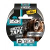 Banda adeziva Bison argintie texturata, reparatii, 48mm x 10m, rezistenta la apa &amp; UV, interior/exterior