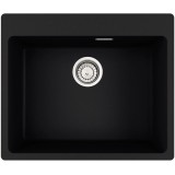 Chiuveta Franke MRG 610-54, Fragranite, 1 Cuva, Fara picurator, 59x48 cm, Negru