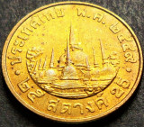Moneda exotica 25 SATANG - THAILANDA, anul 1991 * cod 602 = A.UNC