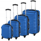 Set de 4 trolere cabina, 4 culori-albastru, Timelesstools