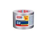 Banda adeziva textila Tesa Duct Tape argintie 48 mm x 50 m