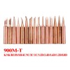 Set 15 varfuri cupru pur 6x4mm pentru statie de lipit