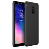 Husa Silicon Samsung Galaxy A6 Plus, MyStyle Perfect Fit, Protectie Socuri, Praf, Zgarieturi, Neagra