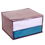 Husă Depozitare, Model 35x30x20cm, Fereastră Transparentă, Maro, Oem