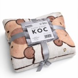 Patura simpatica XL, model Capibara, 150x210 cm, flanel moale, JollyMag, KOC23