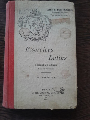 Exercises latins - H. Petitmangin foto