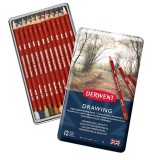 Cumpara ieftin Set 12 creioane colorate profesionale Derwent Drawing, calitate premium, culori intense, pentru desen artistic și schițe, Multi-Colour