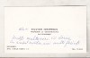 Bnk div Carte de vizita cu felicitare olografa - Silvian Iosifescu