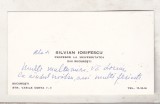 Bnk div Carte de vizita cu felicitare olografa - Silvian Iosifescu