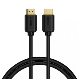 CABLU video Baseus HD Series, HDMI (T) la HDMI (T), rezolutie maxima 4K UHD (3840 x 2160) la 60 Hz, conectori auriti, 2m, negru &quot;CAKGQ-B01&quot; (timbru ve