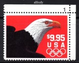 SUA 1991, Fauna, Pasari, Sport, serie neuzata, MNH