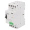 Contactor ISKRA 4 poli 25A 24V AC pentru şină DIN NC x2 NO x2