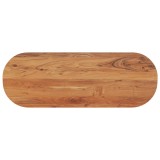 Cumpara ieftin Blat de masa oval, 110x40x3,8 cm, lemn masiv de acacia