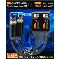 Video balun 8MP HD-CVI/TVI/AHD/CVBS