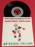 Disc Vinil (de colectie-fotbal) - Imnul Oficial al Campionatului Mondial de Fotbal ITALIA 1990