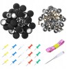 Kit Reparatie Tapiterie Auto Gri - Clipsuri Fixare Universale OEM