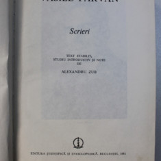 SCRIERI-VASILE PARVAN BUCURESTI 1981