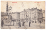 1178 - TIMISOARA, Market, Romania - old postcard - used - 1910, Circulata, Printata