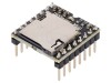 Modul Player Audio MP3 DF Electric DFR0299, Slot MicroSD, Alimentare 3.3-5V DC, Conector Sir Pini