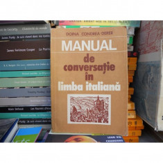 Manual de conversatie in limba italiana , Doina Condrea Derer foto