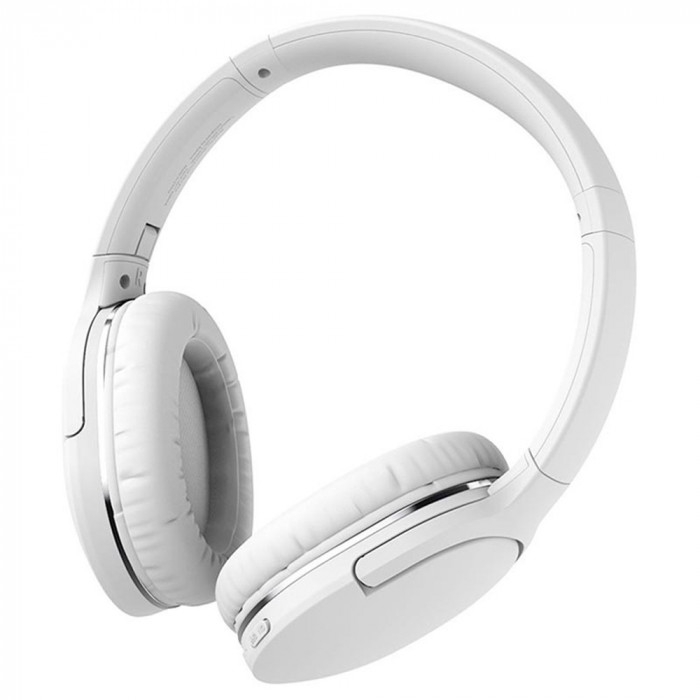 Casti wireless encok d02 pro baseus, design peste ureche, reducerea zgomotului, bluetooth v5.3, alb