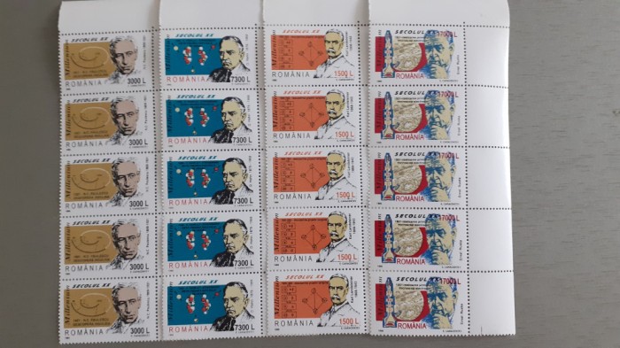 LP 1491-SECOLUL XX (II)-STREIF DE 5 SERII-MNH
