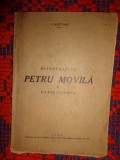 Mitropolitul Petru Movila si catolicismul - I.Martinas / carte veche , an 1943 , 40 pagini