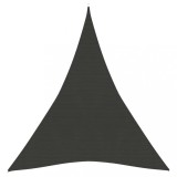 Panza Parasolar Triunghiulara Antracit 5x6x6 m HDPE 160 g/m&sup2; Protectie UV Copertina Gradina Terasa