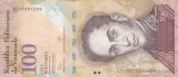 VENEZUELA 100 bolivares 23 iunie 2015 XF!!!
