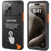 Husa Universala Waterproof pentru Telefon max. 6.7inch, ShellBox, AirBox, Neagra, Universal
