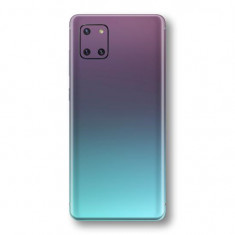 Set Folii Skin Acoperire 360 Compatibile cu Samsung Galaxy Note 10 Lite (Set 2) - ApcGsm Wraps Cameleon Lavander Blue