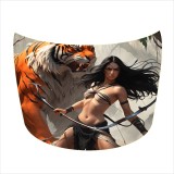 Folie capota auto Hood Art pentru exterior, marimea M, 165 x 120 cm