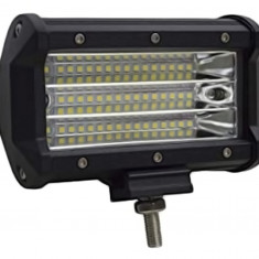 Led Bar Off-Road 90W 12V-24V, Pentru Atv, Jeep, Motor, Dual, Spot Beam 30° 13CM HAL172