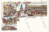 636 - CAMPULUNG, Arges, Litho, Romania - old postcard - unused, Necirculata, Printata