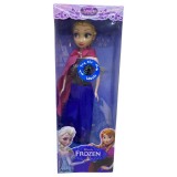 Papusa Frozen Anna, 28 cm, Plastic, Pentru Fete, +3 Ani