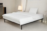 Lenjerie de pat damasc microsatinat 150x200cm (ALB)
